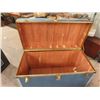 Image 2 : Nice Large Cedar Lined Travel Trunk 20"x 25"x 42"