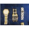 Image 2 : 7 Fancy Watches- 5 Mens + 2 Ladies; Harley Davidson, ESQ, Elgin, Eternity