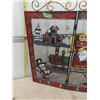 Image 2 : Metal Christmas Trifold Fireplace Screen 33" x 48"