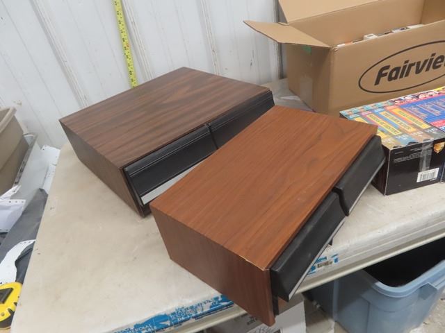 3 VHS Storage Drawers & Box Full of VHX Tapes - Some Series included