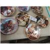 Image 2 : 10 Collectors Plates with Wall Hanging Mounts