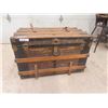 Image 1 : Old Vintage Travel Trunk with Insert 20"x23"x36"