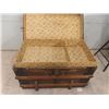 Image 2 : Old Vintage Travel Trunk with Insert 20"x23"x36"