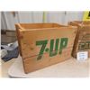 Image 2 : 3 Wooden Crates; 7 Up, Canada Dry, Crescent Creamery