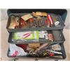 Image 2 : Fishing Tackle Box with a Few Old  Lures + Empty 1st Aid Box