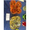 Image 2 : 2 Chalet Glass Bowls, 3 Glass Vases, Glass Paper Weight