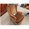 Image 2 : Brown Wingback Chair