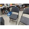 Image 2 : 3 Cloth Covered Folding Chairs - 2 Matching