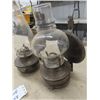 Image 2 : 2 Wall Mount Coal Oil Lamps