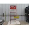 Image 1 : Coca-Cola Metal Store 6 Pack 3 Tier Display 10.5" x 16" x 50"