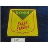 Image 1 : Oliver Sales+ Service Modern Porcelain Sign 10" x 10"