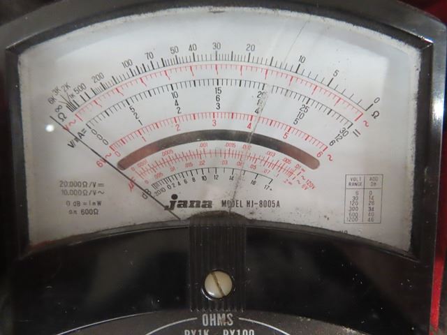 2 GW Milli-OHM Meters, Jana Multi Meter Slide Rule