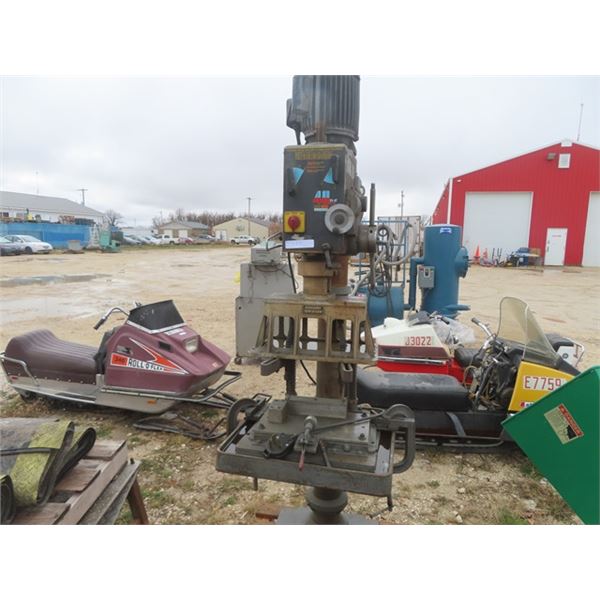 Precunier Tapping + Drilling Machine 1.5HP 22V 11.5 Amp 4 Pole 1720 Rpm ...