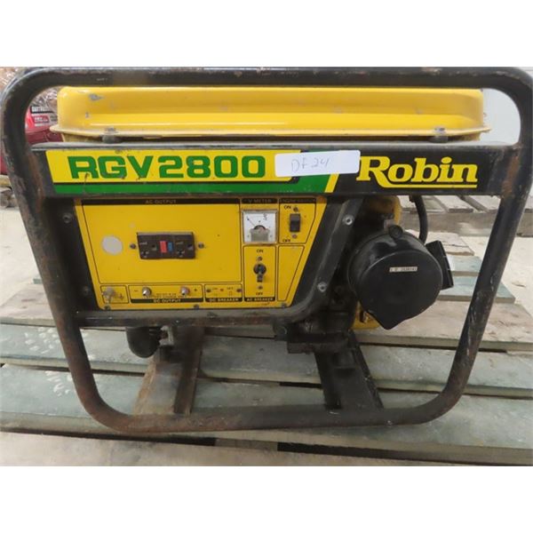 Robin RGU2800 Generator 6HP Subaru Engine - Runs