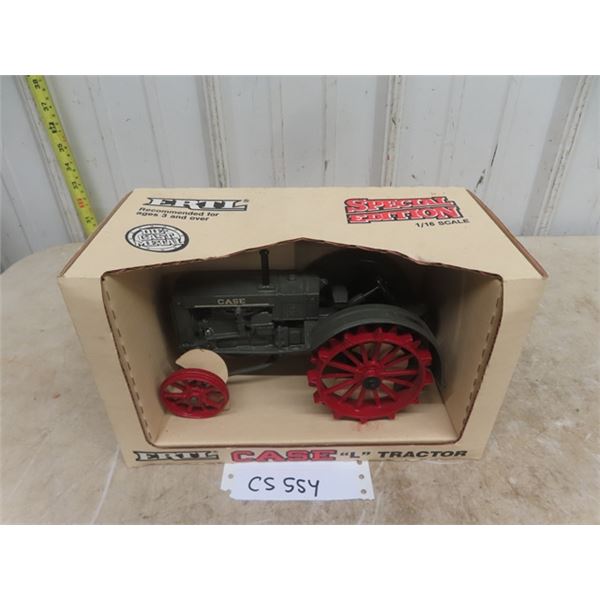 Case Model L Tractor Special Edition 1/16 Scale Die Cast - New in Box Ertl