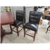 Image 2 : Dining Room Table 36" x 48" x 48" & 4 Chairs