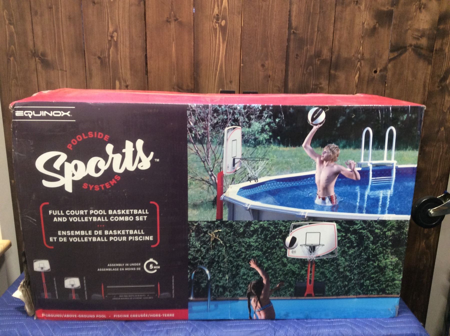 Equinox Poolside Basketball and Volleyball Combo Set (2 Pack)