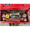 Image 8 : SNAP ON TOOL CHEST WITH BASE CABINET ON WHEELS. INCLUDES CONTENTS. 26" W X 18" D X 50" H.