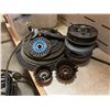 Image 2 : 3 GRINDERS, MAKITA 9523NB, CRAFTSMAN, WALTER, INCLUDES ASSORTED CUTOFF BLADES, GRINDING DISCS,