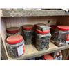 Image 2 : SHELF LOT WITH CONTAINERS OF NAILS-VARIOUS SIZES