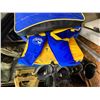 Image 2 : BAG OF 4 'KEEP-A-FLOAT' LIFEJACKETS PLUS BIN WITH BOAT FENDERS AND LIFE VESTS & 20 LB BOAT ANCHOR