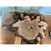 Image 2 : 2 PC BURL WOOD SLABS. 28"X19"X2", 24"X13"X1"2 SANDED BOTH SIDES