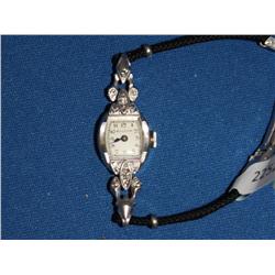 14K Gold/Diamond Bulova Ladies Watch 7.2gr Band not Gold