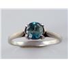 Image 1 : Oval Shape Blue Topaz Ring    
