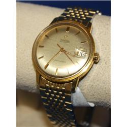Vintage Omega Seamaster Gold Plated Watch    