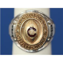 Men's high School Ring 1948 Sterling & Gold    