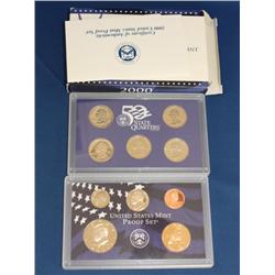 2000 Proof Sets Quarters +Coins    