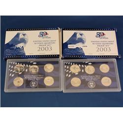 2003 Proof Quarters Times the Money   