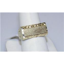 14K Gold Men's Ring Nugget Style 7gr    