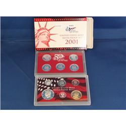 2001 Silver Proof Set - Quarters + Coins    