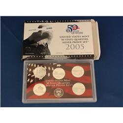 2005 Silver Quarter Proof Set Times the Money   