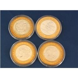 Sams Town $10 Silver Token Times the Money   