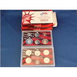 2005 Silver Proof Set Quarters + Coins Times the Money   