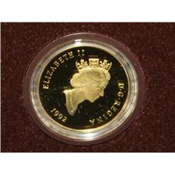 1992 Canada $100 Gold Proof Coin 1/4 T.O.    