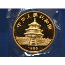 1986 1 Ounce Gold Panda Coin    