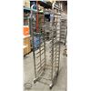 Image 1 : 15 SLOT CHROME ALUMINUM BAKERS RACK ON CASTERS