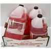 4 JUGS OF SANITIZING SOLUTION