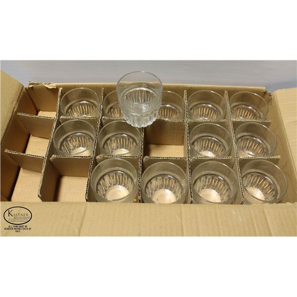 LOT OF 32 LIBBEY DURATUFF 9OZ. ROCKS GLASSES