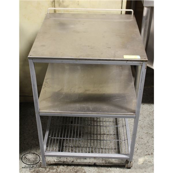 STAINLESS STEEL TOP 3-TIER UTILITY SHELF