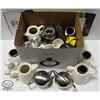 Image 1 : BOX OF ASSORTED TEA POTS