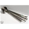 Image 1 : LOT OF 6 STAINLESS STEEL LADLES *AS IS