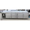 Image 1 : 11'-5" STAINLESS STEEL PIZZA PREP LINE *AS IS