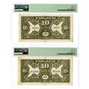 Image 2 : Central Bank of China, 1923 Issued Banknote Pair