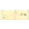 Image 2 : China. Dragon Issue Stamped Envelope Pair, ca.1911-13, From Shanghai to Kuikiang from the Marvell Co