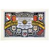 Image 1 : Baustein der Stadt Osterwieck am Harz. 1922. Issued Leather Notgeld Note.