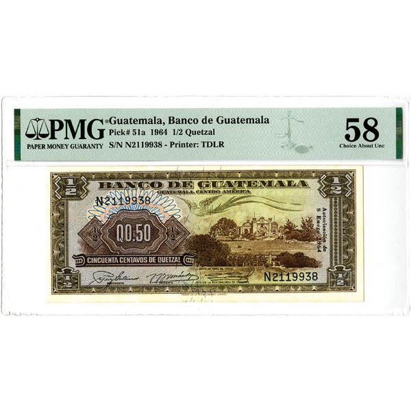 Banco de Guatemala, 1964, Issued Banknote